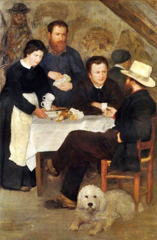 The Inn Of Mother Anthony by Pierre Auguste Renoir