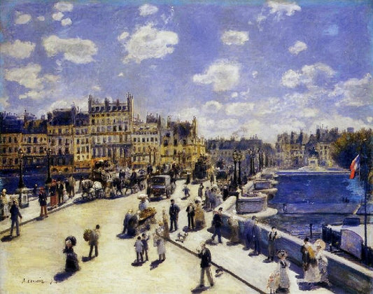 Le Pont-Neuf, Paris by Pierre Auguste Renoir