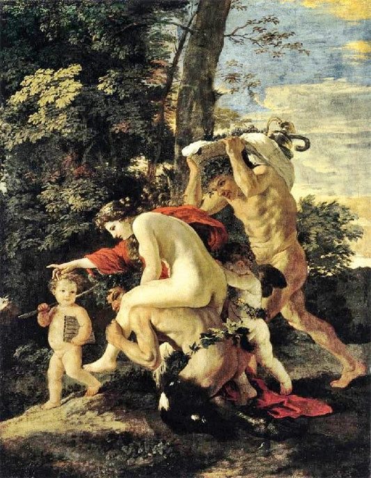 Bacchic Scene by Nicolas Poussin