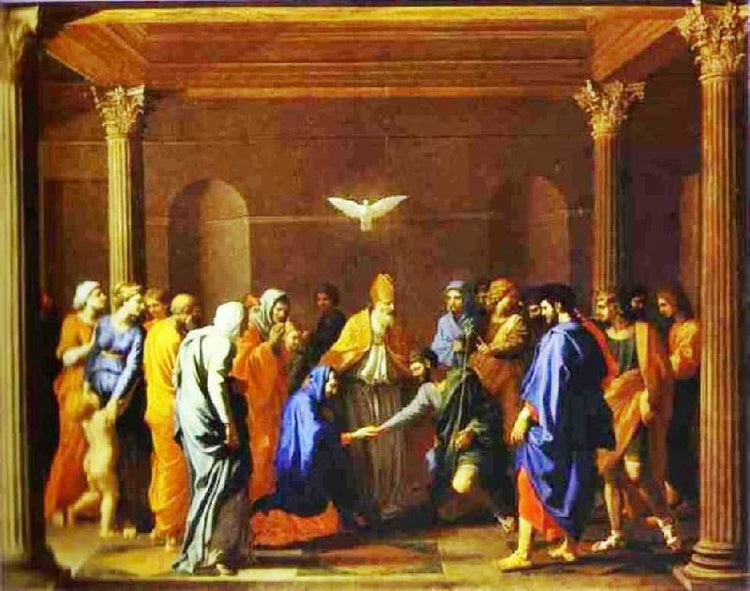 The Marriage Of The Virgin by Nicolas Poussin