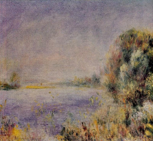 Banks Of The River by Pierre Auguste Renoir