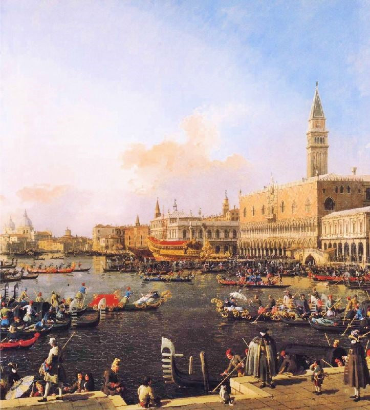 Venice, Bacino Di San Marco On Ascension Day by Canaletto