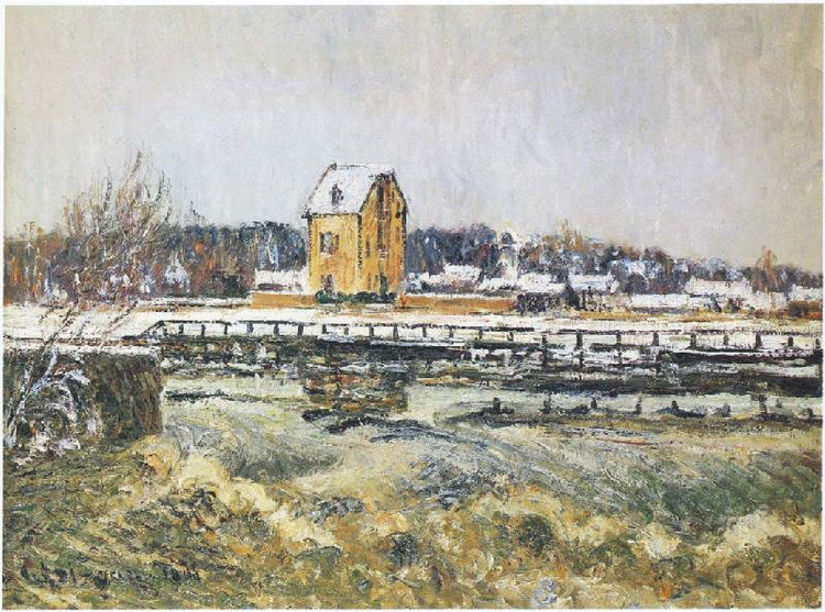 Waterfall At Saint Martin, Pontoise by Gustave Loiseau