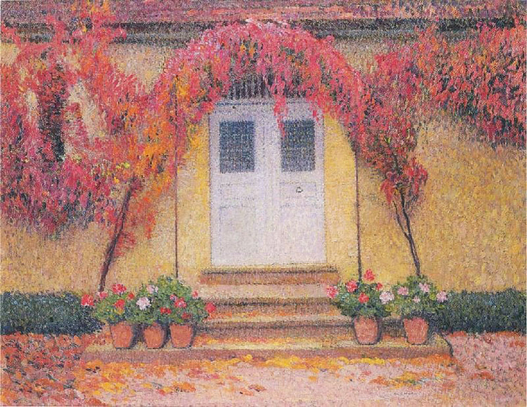 La Entree De La Porte A Marquayrol by Henri Martin