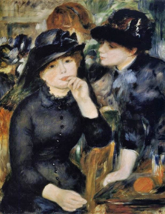 Girls In Black by Pierre Auguste Renoir