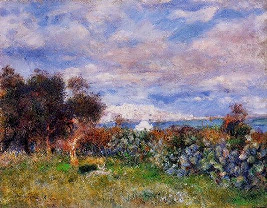 The Bay Of Algiers by Pierre Auguste Renoir