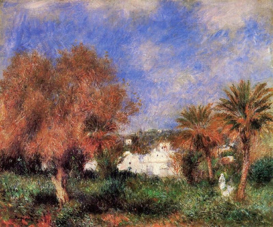 The Garden Of Essai In Algiers by Pierre Auguste Renoir