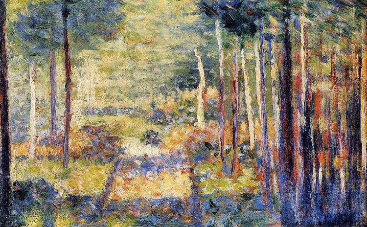 Forest Path, Barbizon by Georges Seurat