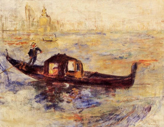 Venetian Gondola by Pierre Auguste Renoir