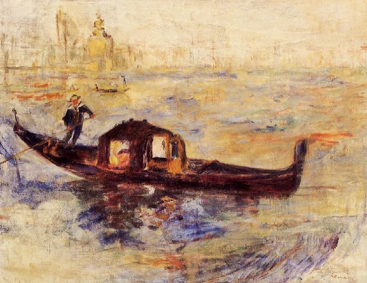 Venetian Gondola by Pierre Auguste Renoir