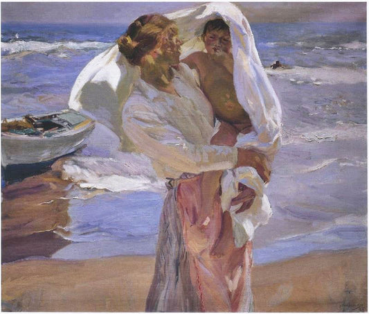After Bathing, Valencia by Joaquin Sorolla y Bastida