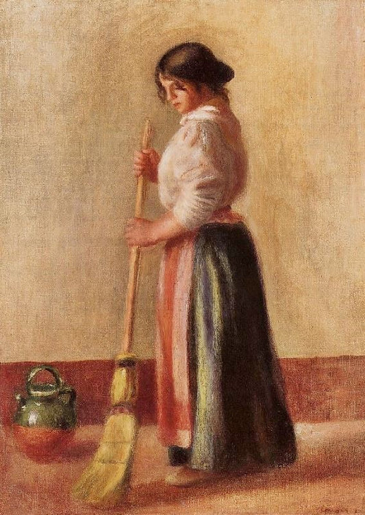 Sweeper by Pierre Auguste Renoir