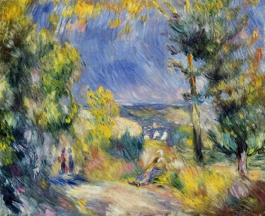 View Close To Antibes by Pierre Auguste Renoir