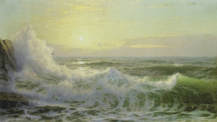 Sunlit Waves by William Trost Richards