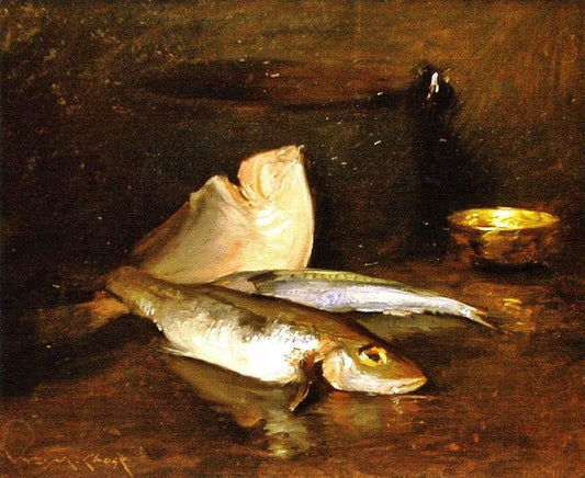 Still Life With Fish, 1903 by William Merritt Chase