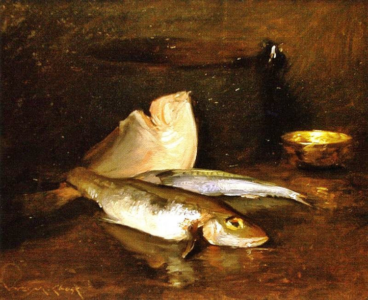 Still Life With Fish, 1903 by William Merritt Chase
