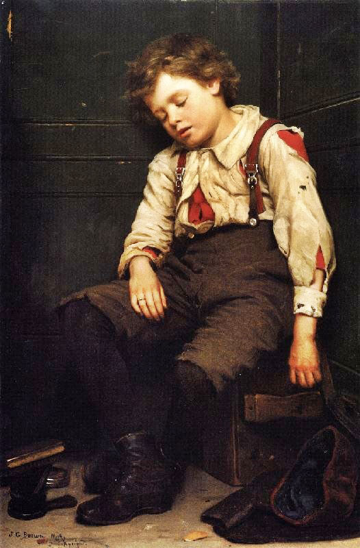 Tuckered Out by John George Brown