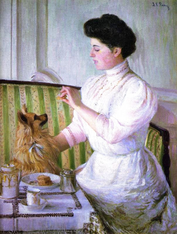 Lady At The Tea Table by Lilla Cabot Perr