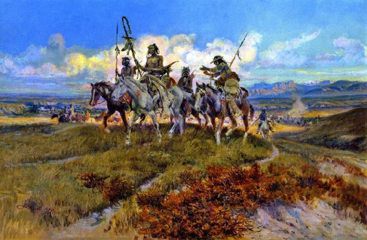 Wolf Men by Charles Marion Russell