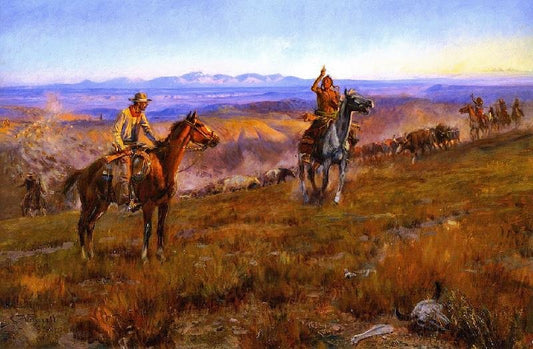 Toll Collectors by Charles Marion Russell