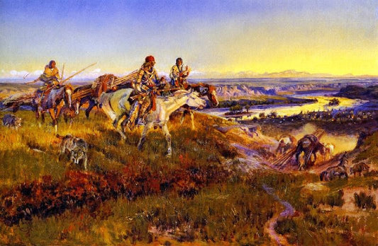 When White Men Turn Red by Charles Marion Russell