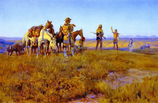 Wild Man’S Truce by Charles Marion Russell