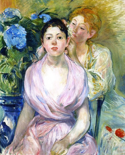 The Hydrangea by Berthe Morisot