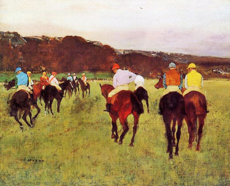 Before The Start by Edgar Degas