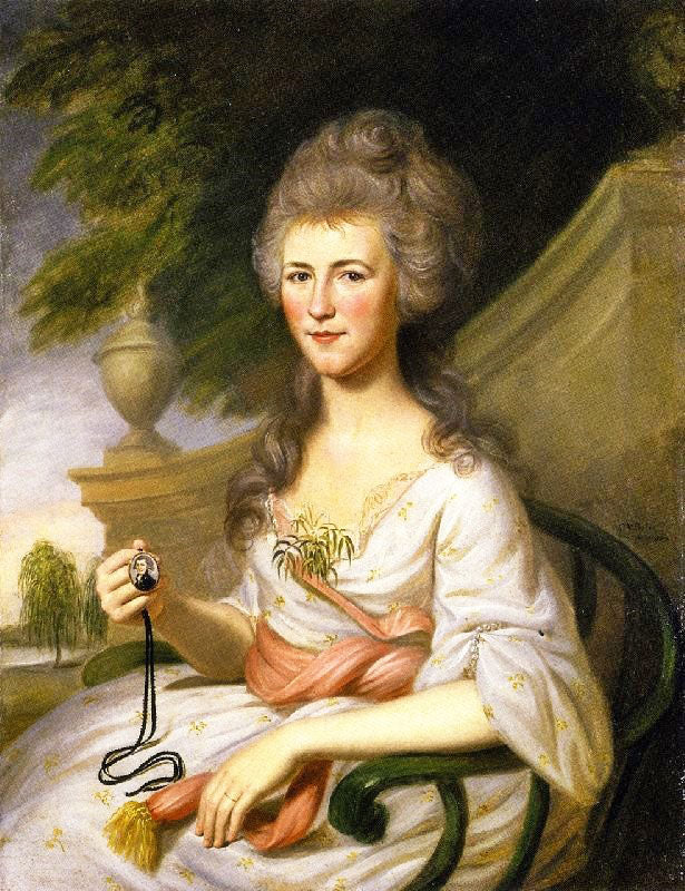 Mrs. John O’Donnell, Sarah Chew Elliott by Charles Willson Peale