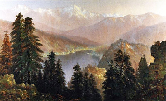 Donner Lake From The Summit by Edwin Deakin