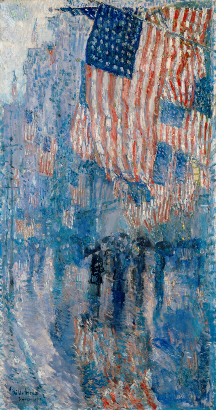 THE AVENUE IN THE RAIN