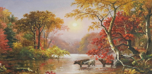 AUTUMN ON THE DELAWARE RIVER