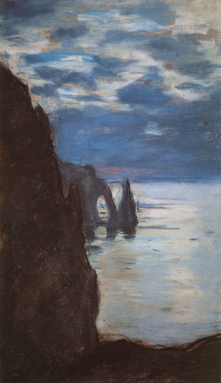 ETRETAT, THE NEEDLE ROCK AND THE PORTE D’AVAL, SUNSET