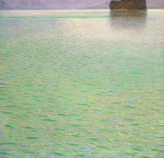 Island In The Attersee by Gustav Klimt