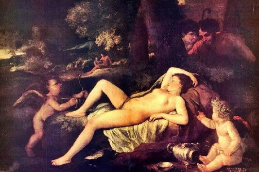 SLEEPING VENUS AND CUPID