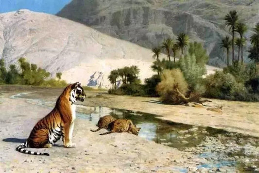 THIRST (TIGRESS AND HER CUBS)