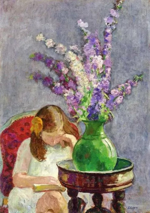 GIRL WITH FLOWERS