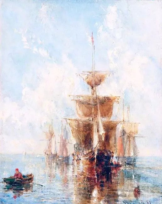SHIPS AT ANCHOR