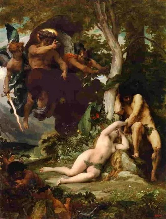 PARADISE LOST (THE EXPULSION OF ADAM AND EVE FROM THE GARDEN OF PARADISE)