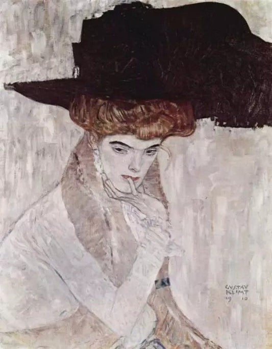 LADY WITH FEATHER HAT, 1910