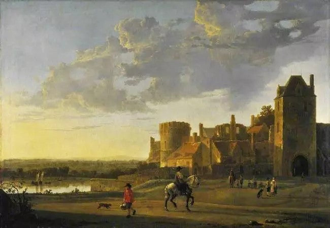 LANDSCAPE WITH A VIEW OF THE VALKHOF, NIJMEGEN