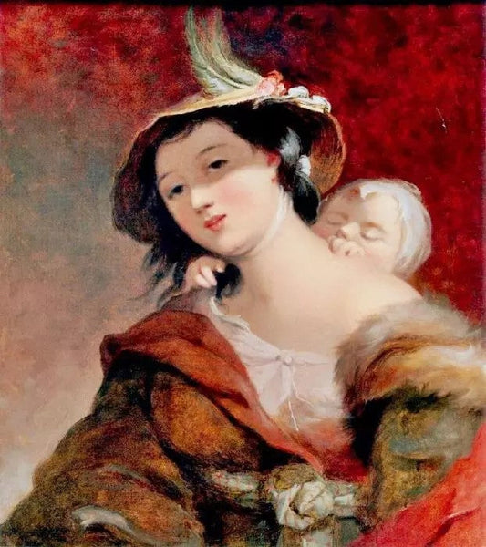 GYPSY WOMAN AND CHILD, AFTER MURILLO