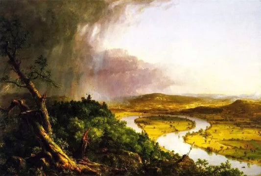 THE OXBOW (THE CONNECTICUT RIVER NEAR NORTHAMPTON)