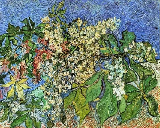 BLOSSOMING CHESTNUT BRANCHES