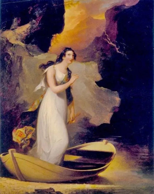MISS C. PARSONS AS "THE LADY OF THE LAKE"