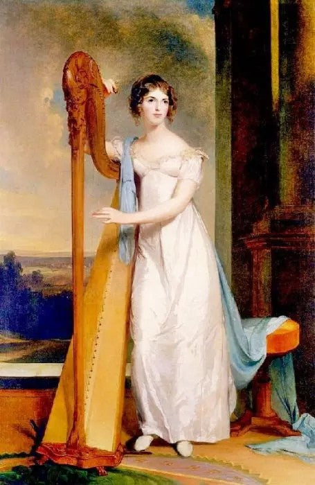 ELIZABETH EICHELBERGER RIDGELY (LADY WITH A HARP)