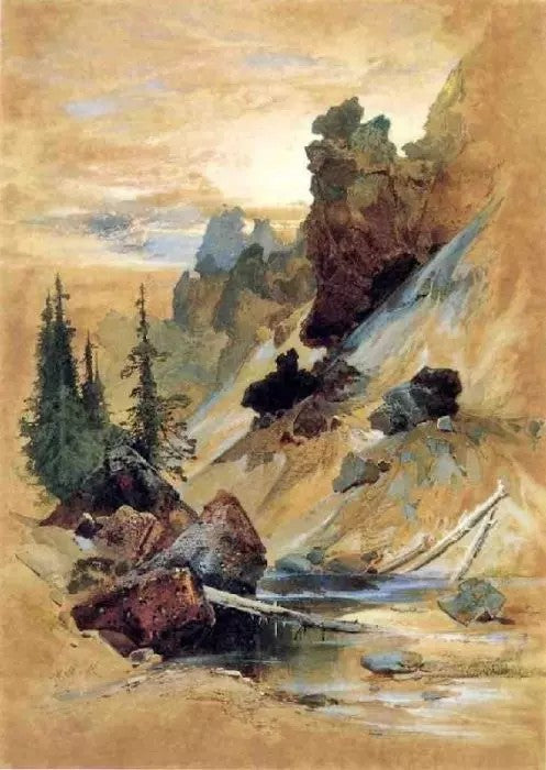 THE DEVILS DEN ON CASCADE CREEK