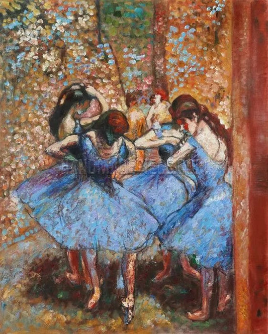 DANCERS IN BLUE