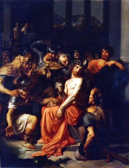 THE MOCKING OF CHRIST