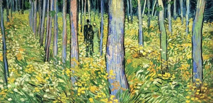 UNDERGROWTH WITH TWO FIGURES
